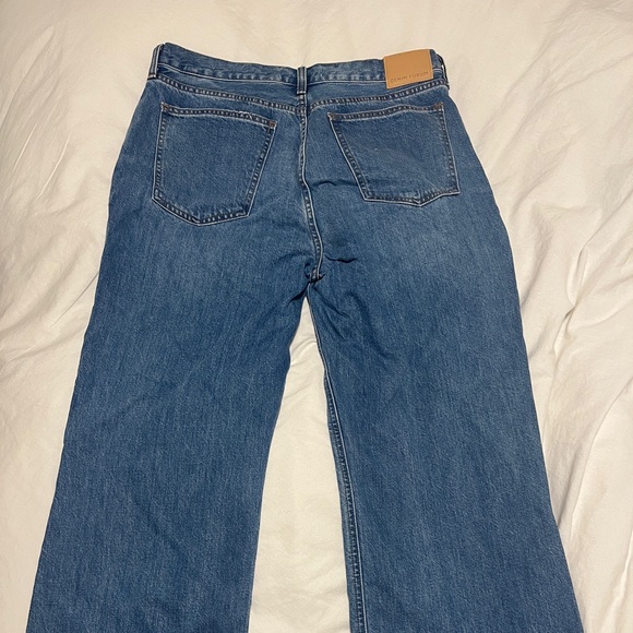 Denim Forum Blue Wide Leg Jeans - Picture 6 of 7